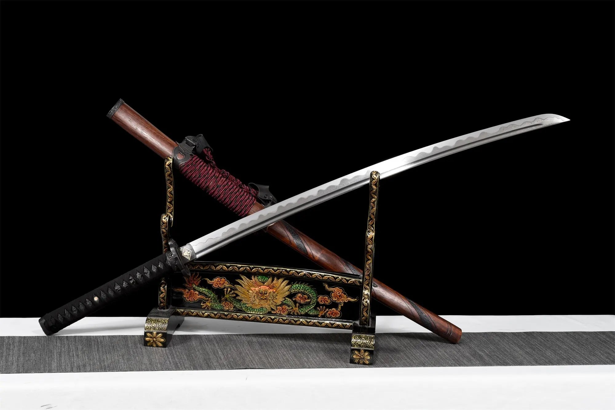 Katana Damascus Wave