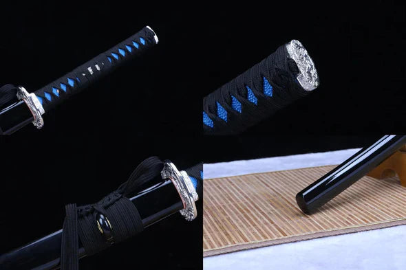 Wakizashi Aokiba no Yoru (蒼牙の夜脇差)